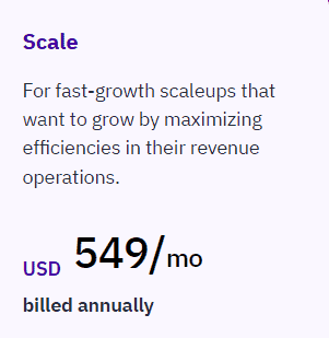 chargebee scale pricing plan