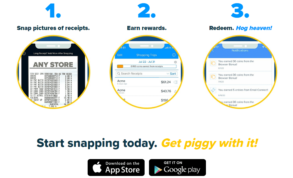 how receipt hog works screenshot