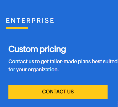 zoho enterprise pricing plan